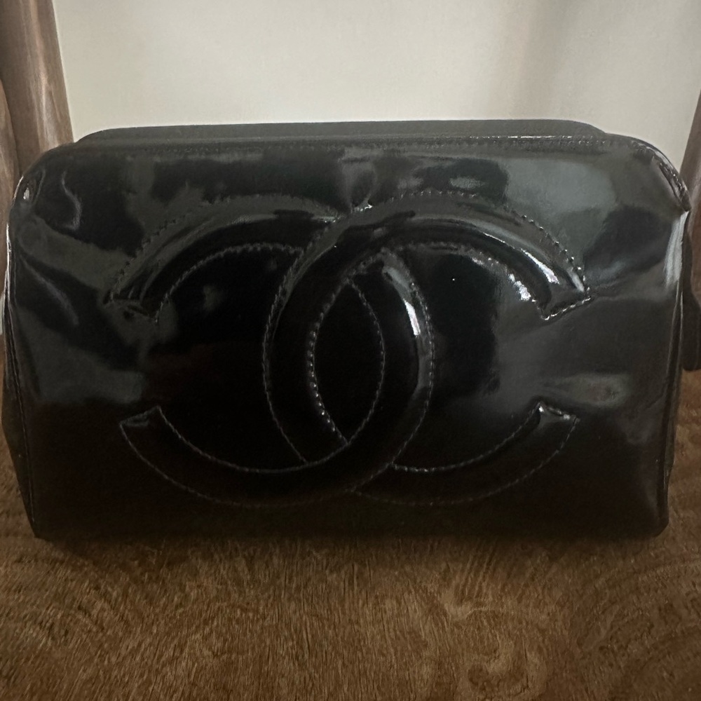 Chanel Patented Leather Pouch